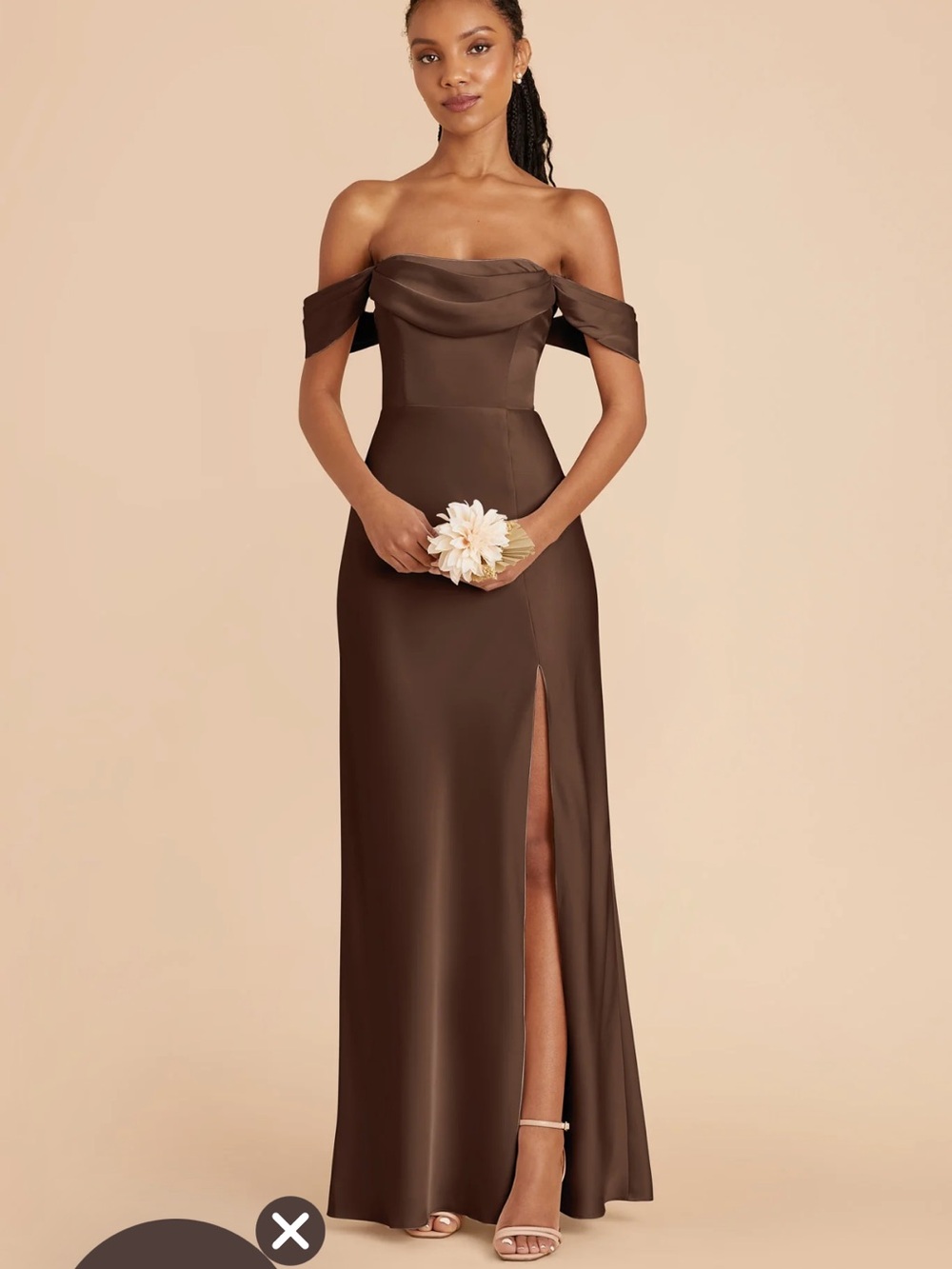 Birdy Grey Mia Dress in Espresso Brown, Size Medium